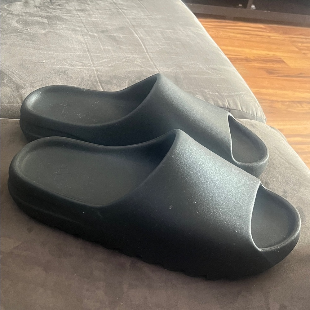 Black Slide Sandals